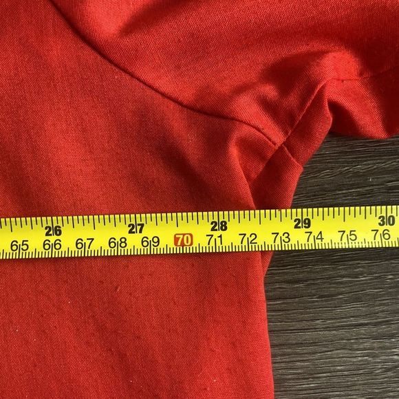 Vtg Mens Panhandle Slim Permanently Pressed Red Western Pearl SnapShirt 181/2-34 - Picture 8 of 11